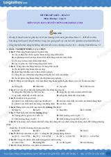 Đề thi giữa kì 1 Hóa 11 Kết nối tri thức - Đề số 13